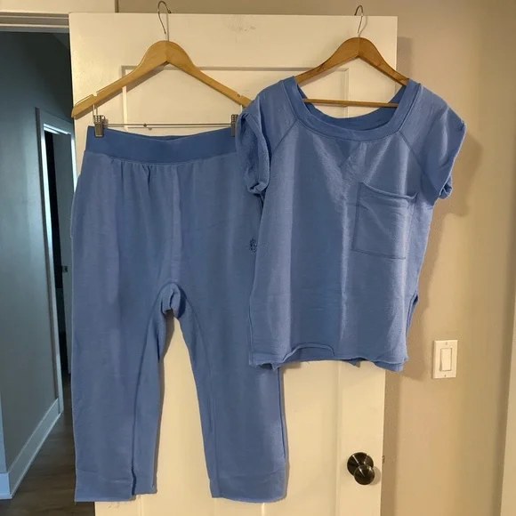 Women’s Free People Blue lounge set - Picture 1 of 8
